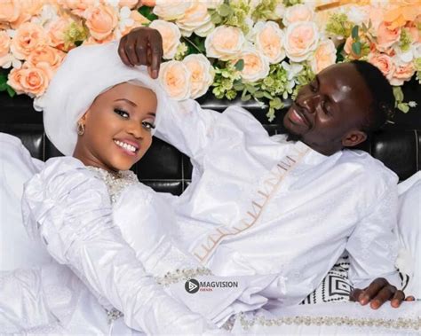 sadio mané marié les coulisses de ses premièrs moments d intimité avec sa femme aïcha benin