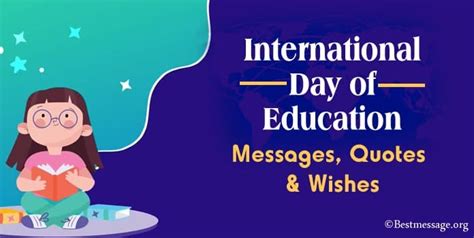 How will you help forge a gender equal world? International Day of Education Wishes Quotes and Messages