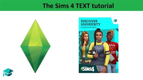 The Sims 4 Text Tutorial Discover University Expansion Pack Youtube