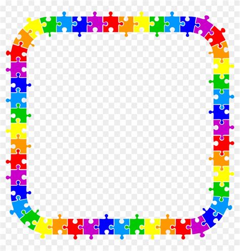 Jigsaw puzzles 2000 pieces have always been a hot favorite among kids throughout the ages. Big Image - Puzzle Pieces Frame Clipart (#137406) - PikPng