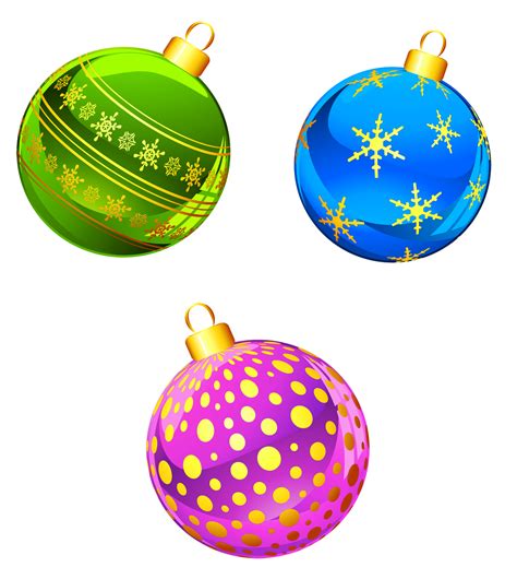 Printable Clipart Christmas Ornaments