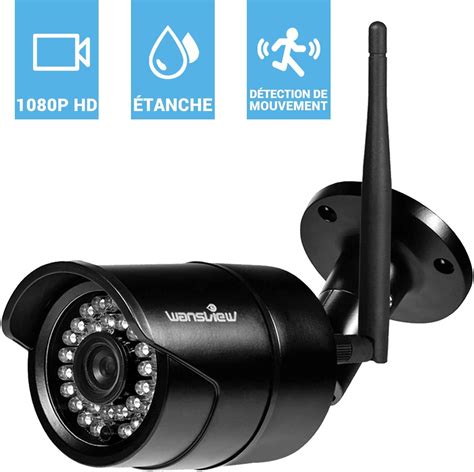 Wansview 1080p Fhd Caméra Surveillance Wifi Extérieurcaméra Ip