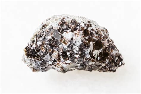 Raw Phlogopite Magnesium Mica Rock On White Stock Image Image Of