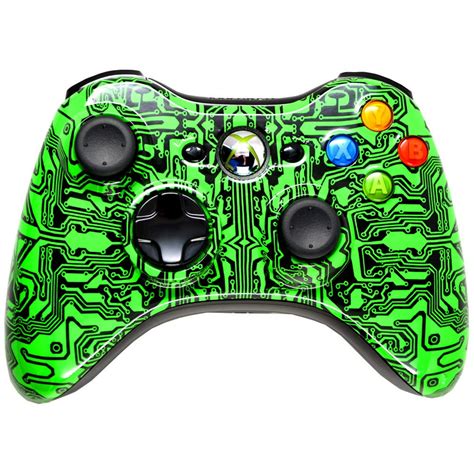 Green Pack A Punch Xbox 360 Hydro Dipped Modded Controller For All