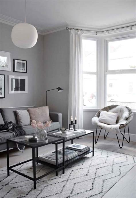 Minimalist living room with bold statement pieces. My soft, minimalist living-room makeover | The reveal ...