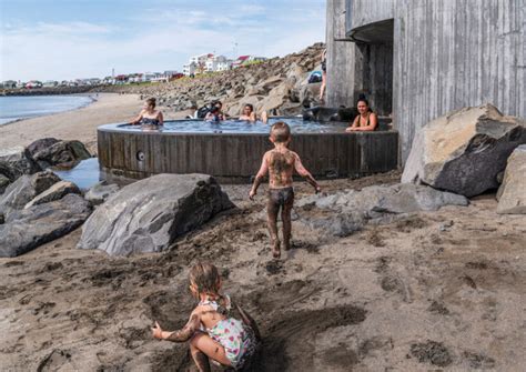 Basalt Architects Nestles Guðlaug Baths Into Rocky Breakwater Barrier
