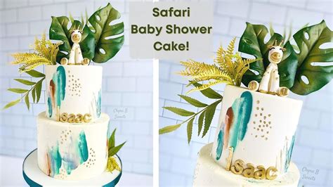 Jungle Baby Shower Cake Safari Baby Shower Cake Jenny Wenny Flickr