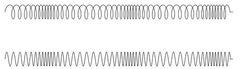 Describe evidence that when waves are moving, it is the wave that moves not the medium. Draw a longitudinal wave in TikZ - TeX - LaTeX Stack Exchange