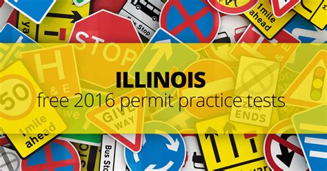 Free Illinois Dmv Permit Practice Test Il 2016