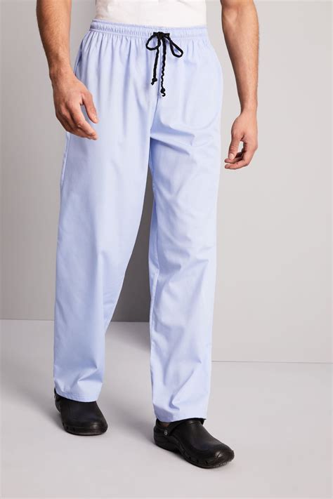 Essentials Unisex Lightweight Scrub Trousers Sky Blue Simon Jersey