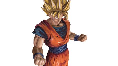 Super Saiyan Goku 2d Paint 3d Model By Akin Artaru0660 9469a01