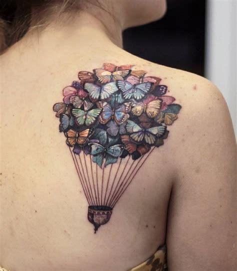 56 romantic hot air balloon tattoos