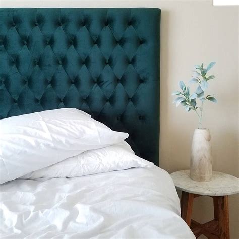 King bed headboard collection from gillmore. Emerald green headboard @screwsandsparkles | Green ...