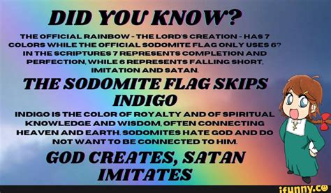 Did You Know The Official Rainbow The Lords Creation Has7 Colors