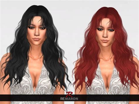 The Sims Resource Wings On1216 Hair Retextured By Remaron Sims 4 Hairs