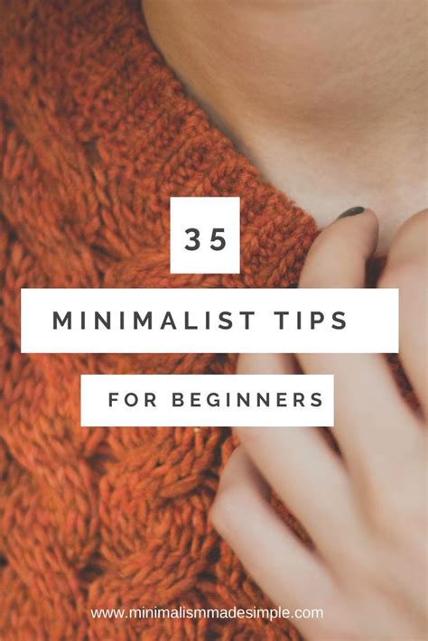 Minimalist Tips For Beginners Minimalist Living Tips Minimalist
