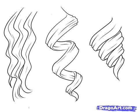 How To Draw Long Curly Anime Hair How To Draw Bangs Fringe And Curls