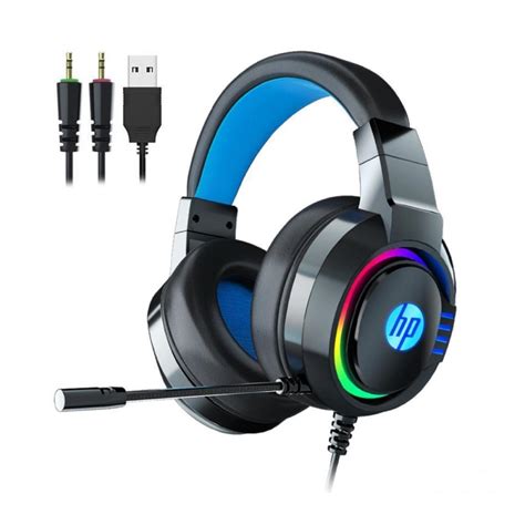 Hp Dhe 8003um Stereo 35mm Gaming Headset With Microphone And Led Hp