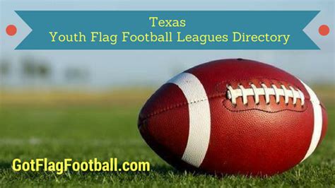Find Youth Flag Football Near Me In Texas Leagues Tournaments And Camps