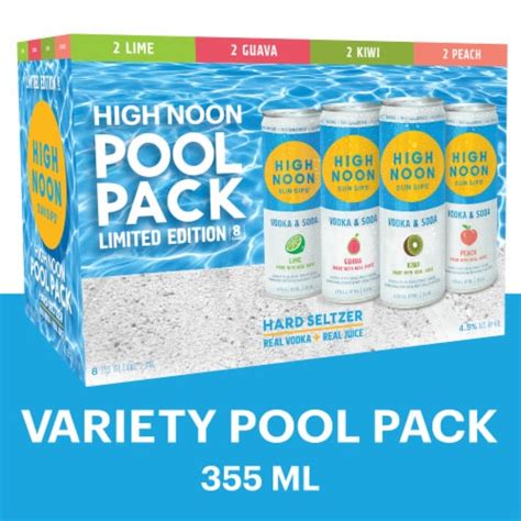 High Noon Variety Hard Seltzer Variety Pack 8 Cans 12 Fl Oz Ralphs