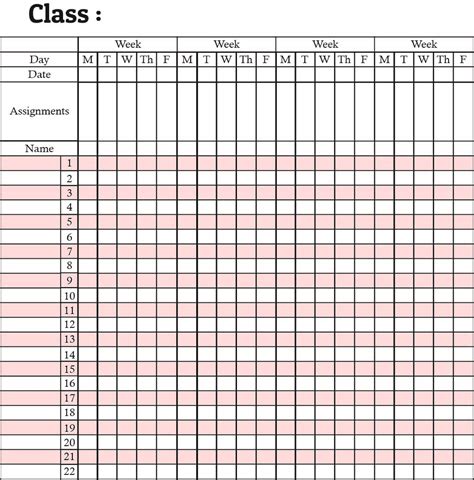 7 Best Images Of Printable Grade Sheet For Students Student Grade