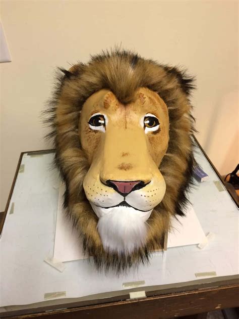 Lion Mask After Rousseau Ultimate Paper Mache