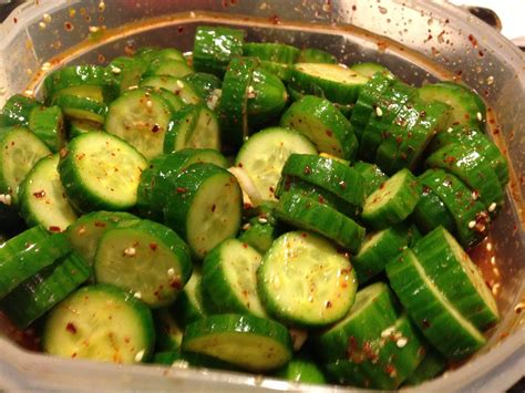 If you love korean food . korean cucumber salad recipe