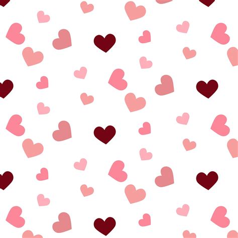 Pink And Burgundy Hearts Pattern 700629 Vector Art At Vecteezy