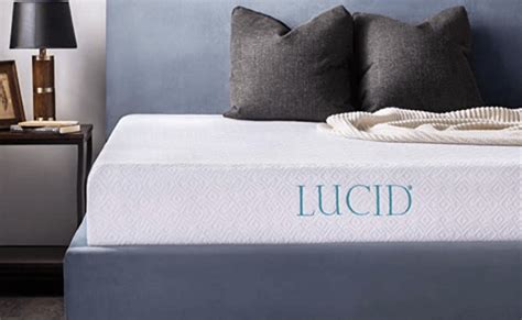 In terms of feel, the gel memory foam mattress by lucid is alright, but nothing too amazing. LUCID 10 Inch Gel Memory Foam Mattress (review & price ...