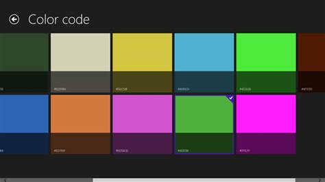 Color Code For Windows 8 And 81