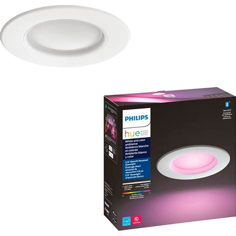 Philips Hue 56 In White And Color Ambiance Integrated Led Dimmable