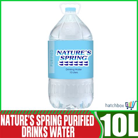 Natures Spring Purified Drinking Water 10l Lazada Ph
