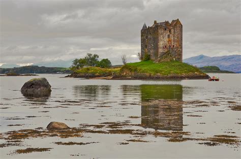 Castle Stalker On Loch Laich Near Oban Scotland Wilson Imrie Flickr