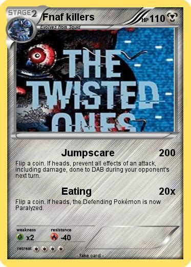 Pokémon Fnaf Killers Jumpscare My Pokemon Card
