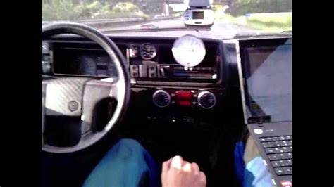 Vw Golf Mk2 Awd 900hp Takes A Ride On The Highway Brutal Accelaration