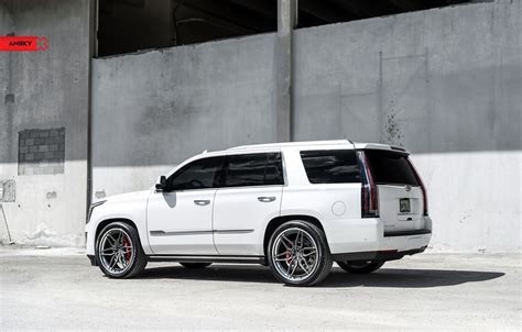 Chrome Billet Grille Reworks The Face Of White Cadillac Escalade