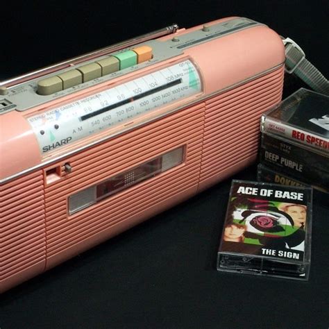 Retro 80s Sharp Boombox Cassette Radio By Ailorsattic On Etsy