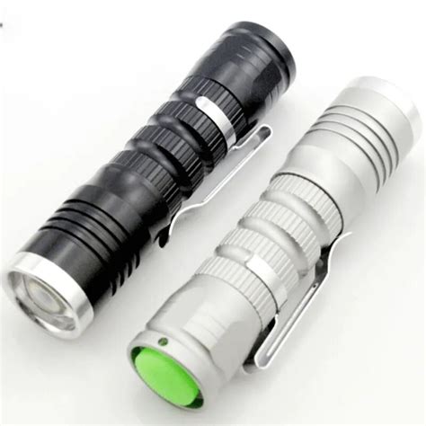Protable Q5 Led Flashlight Mini Zoom Light Aluminum Alloy Flashlight