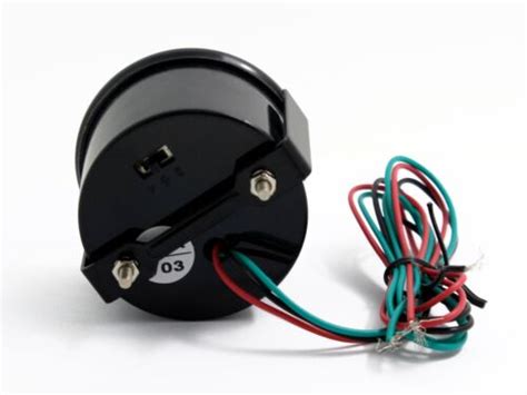 2 52mm Blue Red Auto Air Fuel Ratio Monitor Elec Gauge Digital LED