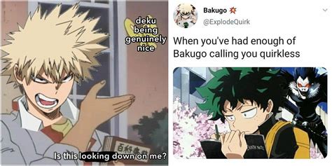 My Hero Academia 10 Hilarious Deku And Bakugo Memes That