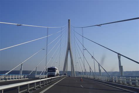 Free Images Architecture Road Traffic Suspension Bridge France