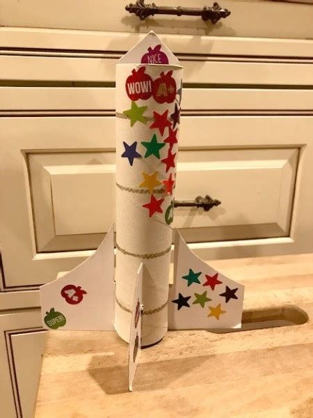 Paper Towel Roll Rocket Craft For Kids Thriftyfun