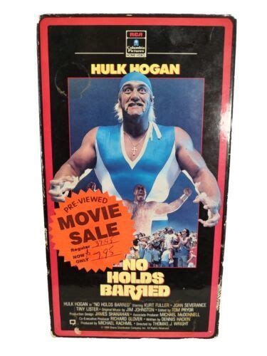 No Holds Barred Rca St Edition Vhs Wrestling Hulk Hogan Zeus Tiny