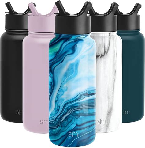 Buy Simple Modern Water Bottle With Straw Lid Vacuum Insulated