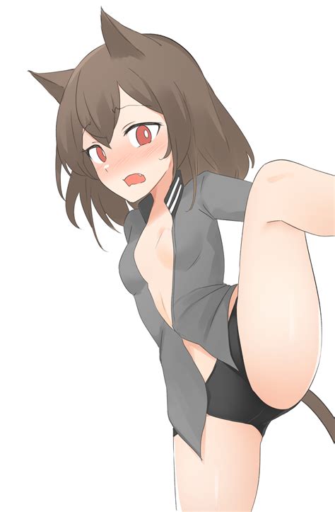 Rule 34 Brown Hair Cat Ears Cat Tail Clothed Daebom Naked Thighhighs