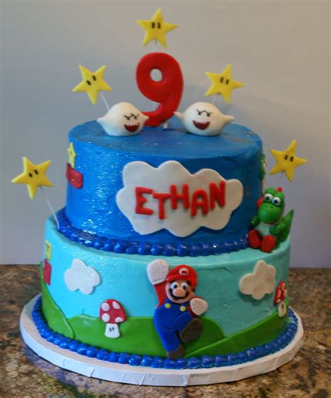 I hope ya'll enjoy this new video! Mario Birthday - mario birthday cake, buttercream with fondant accents | Mario birthday cake ...