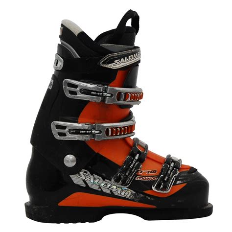 Chaussures de ski occasion Salomon mission 770 noir/orange