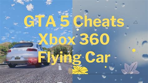 The legendary action came down from the pc and consoles to become even more affordable. GTA 5 Cheats Xbox 360 Flying Car - GTA lovers Game