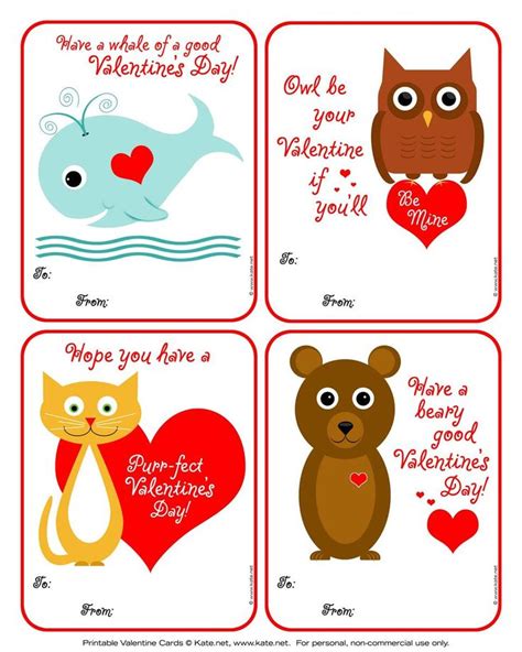 Free Valentines Day Cards For Kids