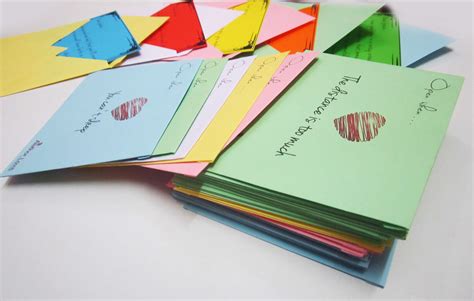 50 Colorful Love Letters Personalized Gift Pack | Author Love